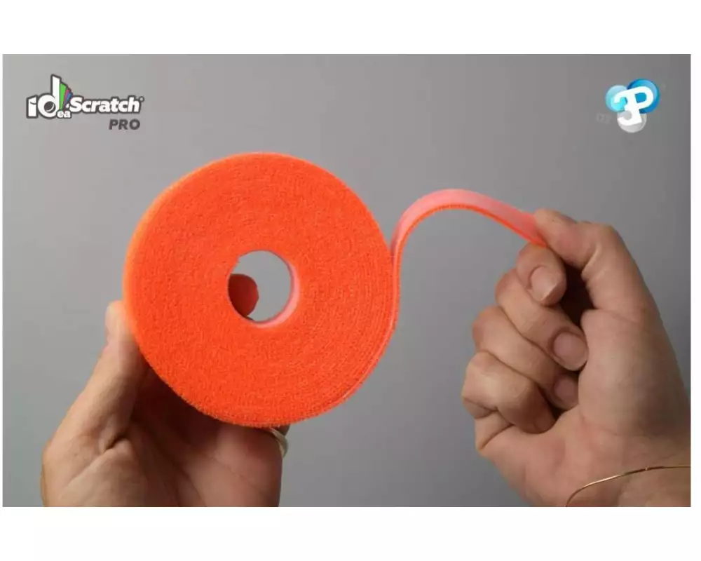 Patchsee Klettband-Rolle ID SCRATCH PRO Neonorange