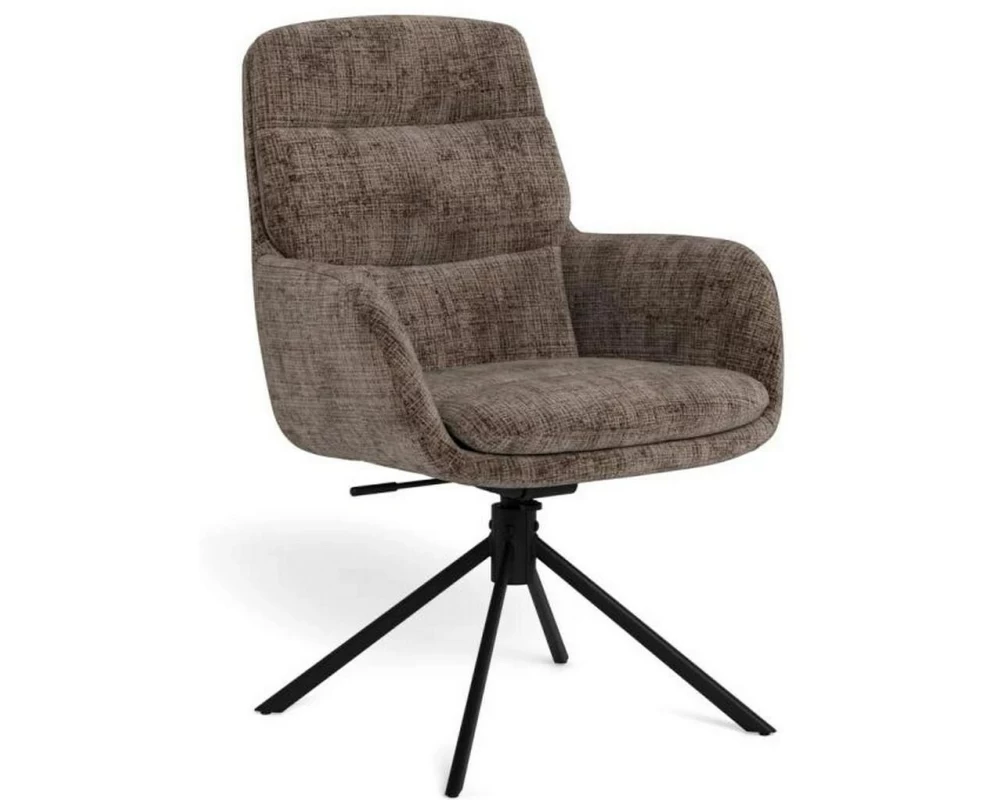 AC Design Stuhl Edgar Braun/Schwarz, 2 Stück