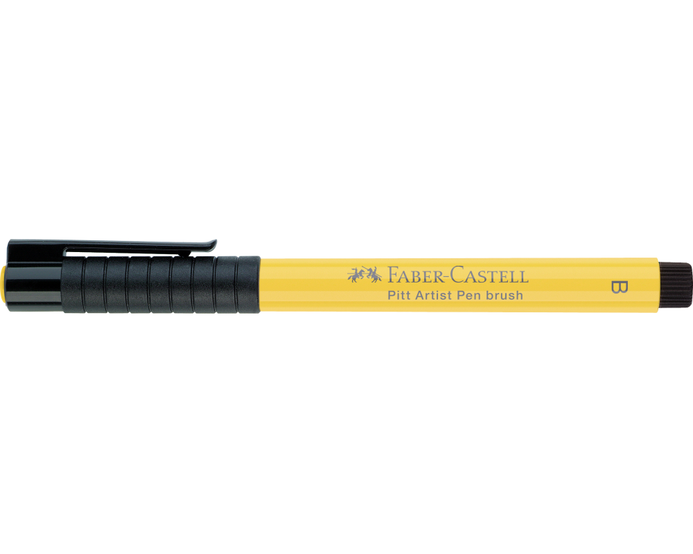 FABER-CASTELL Pitt Artist Pen Brush 2.5mm 167408 kadmiumgelb dunkel