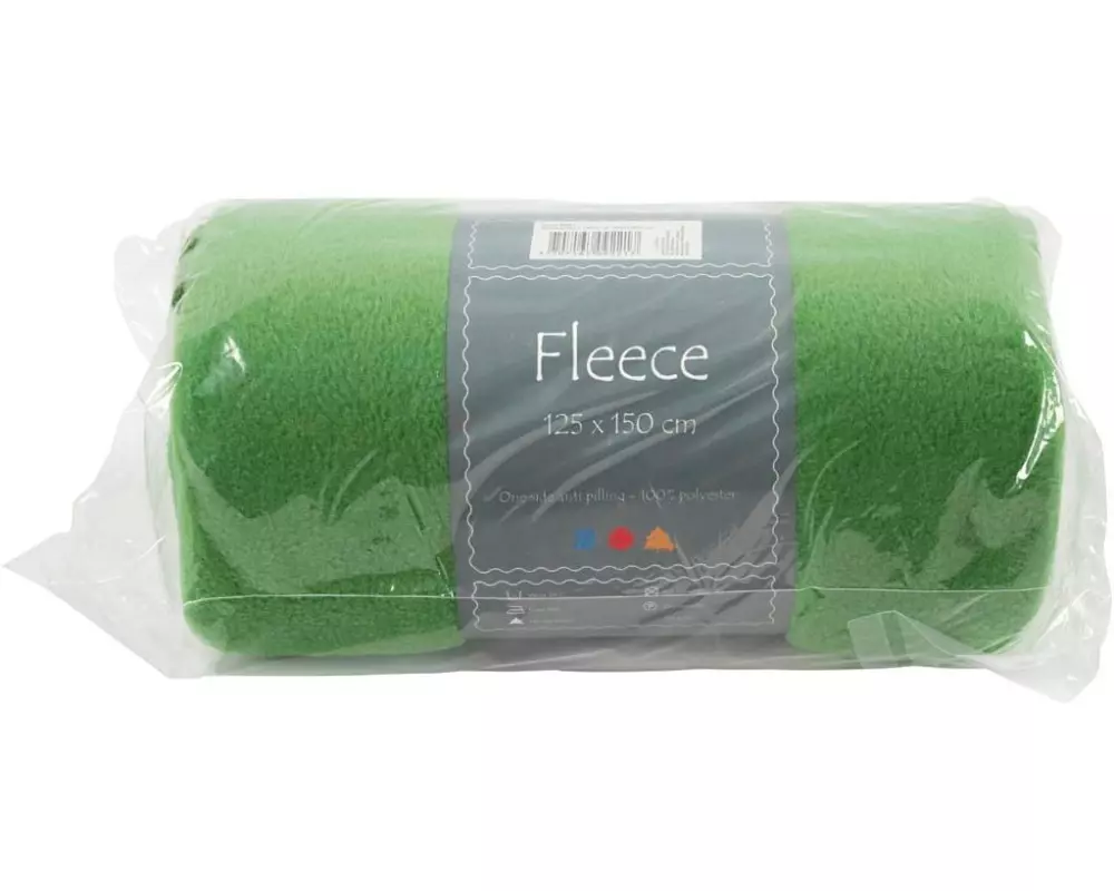 Creativ Company Fleece 150 cm x 125 cm, Grün