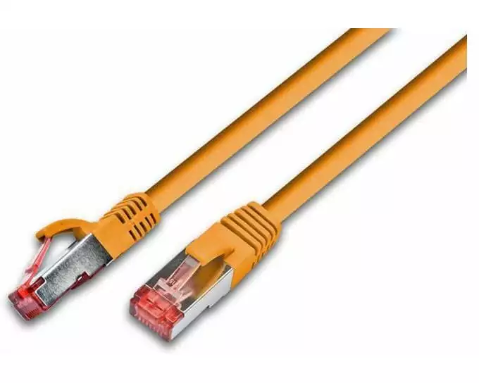 Wirewin Patchkabel RJ-45 - RJ-45, Cat 6, S/FTP, 0.25 m, Orange