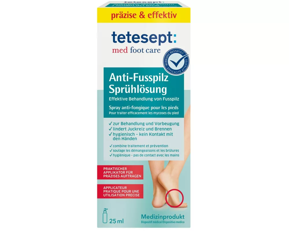 tetesept foot care Fussspray Anti-Fusspilz 25 ml