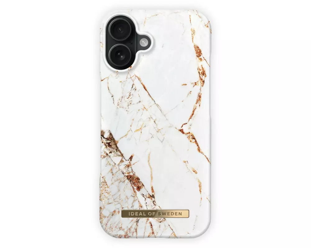 Ideal of Sweden Back Cover iPhone 16 Plus Carrara Gold