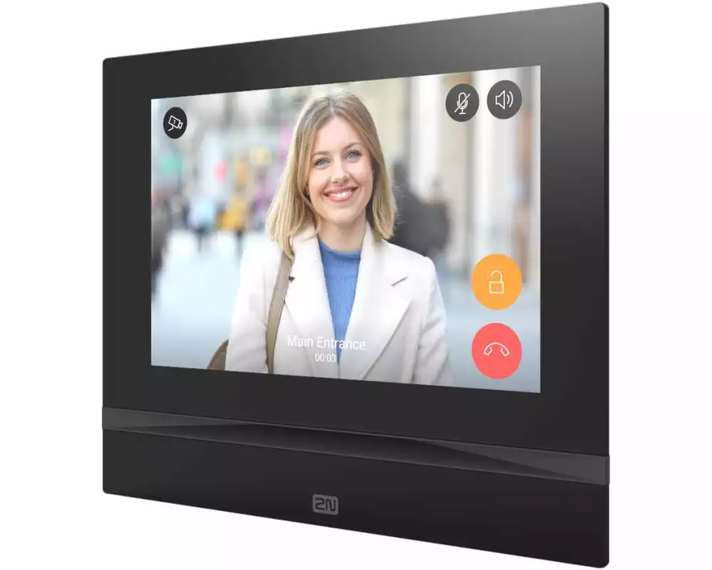 2N Innensprechstelle Indoor View Schwarz