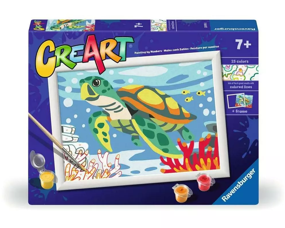 Ravensburger Malen nach Zahlen CreArt Sea turtle