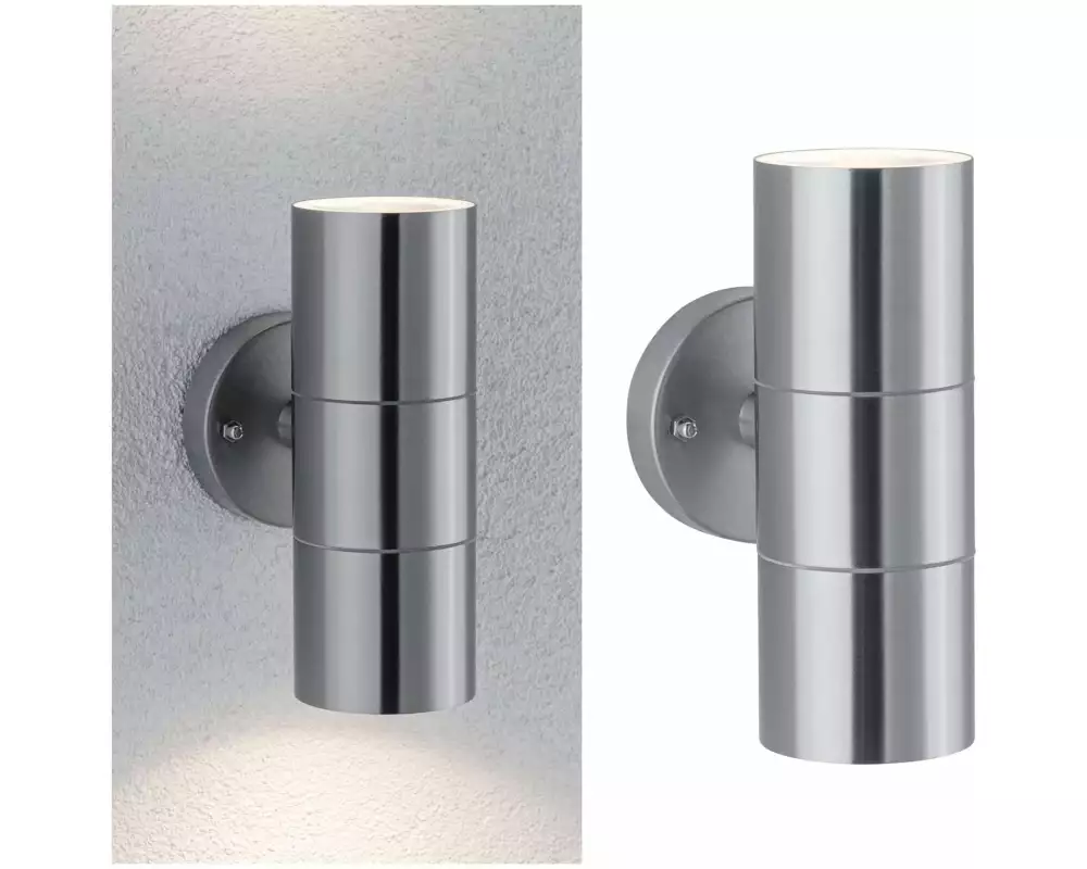 Paulmann Wandleuchte Flame 230 V Edelstahl