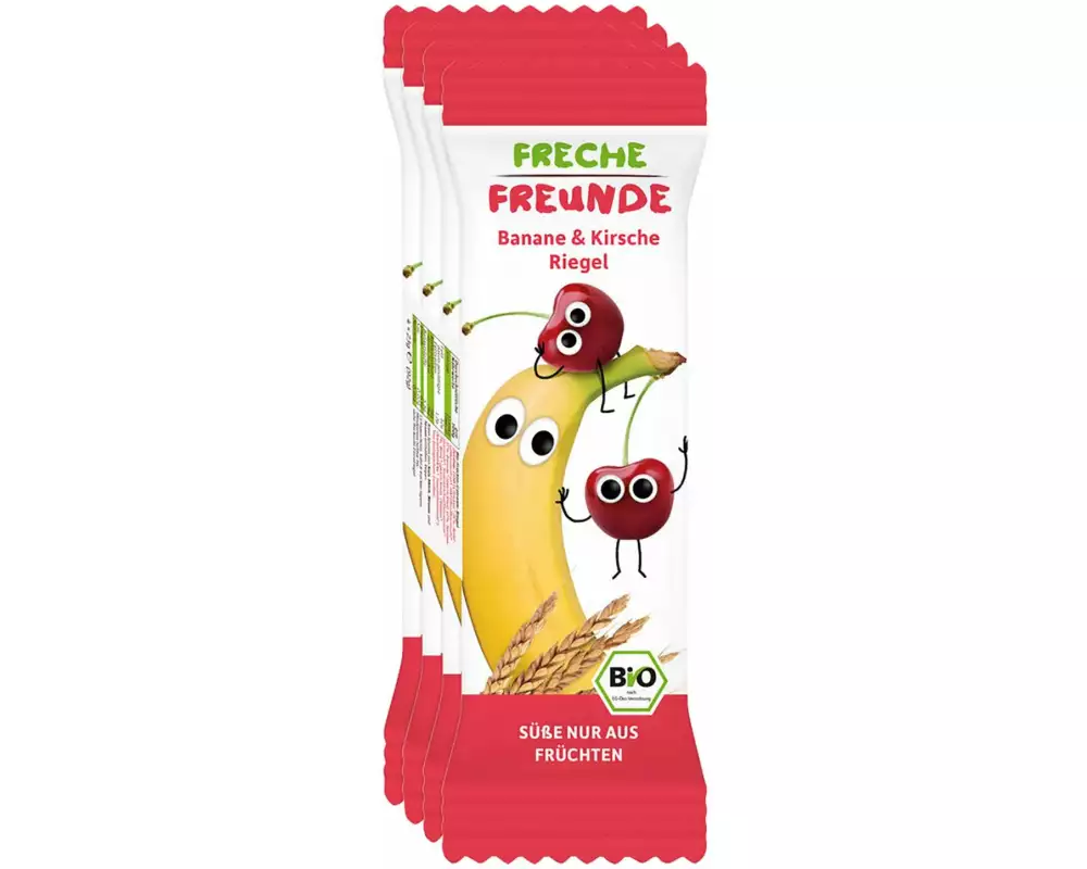 Freche Freunde Riegel Banane & Kirsche 4 x 23g