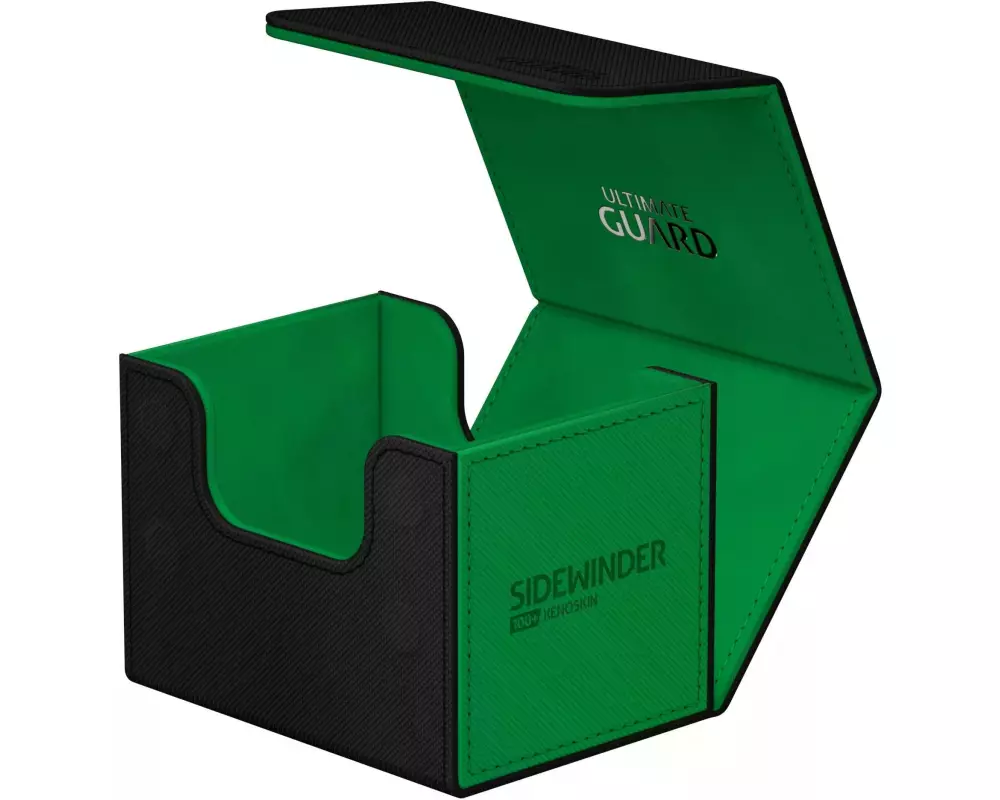 Ultimate Guard Kartenbox XenoSkin Synergy Sidewinder 100+ Schwarz/Grün