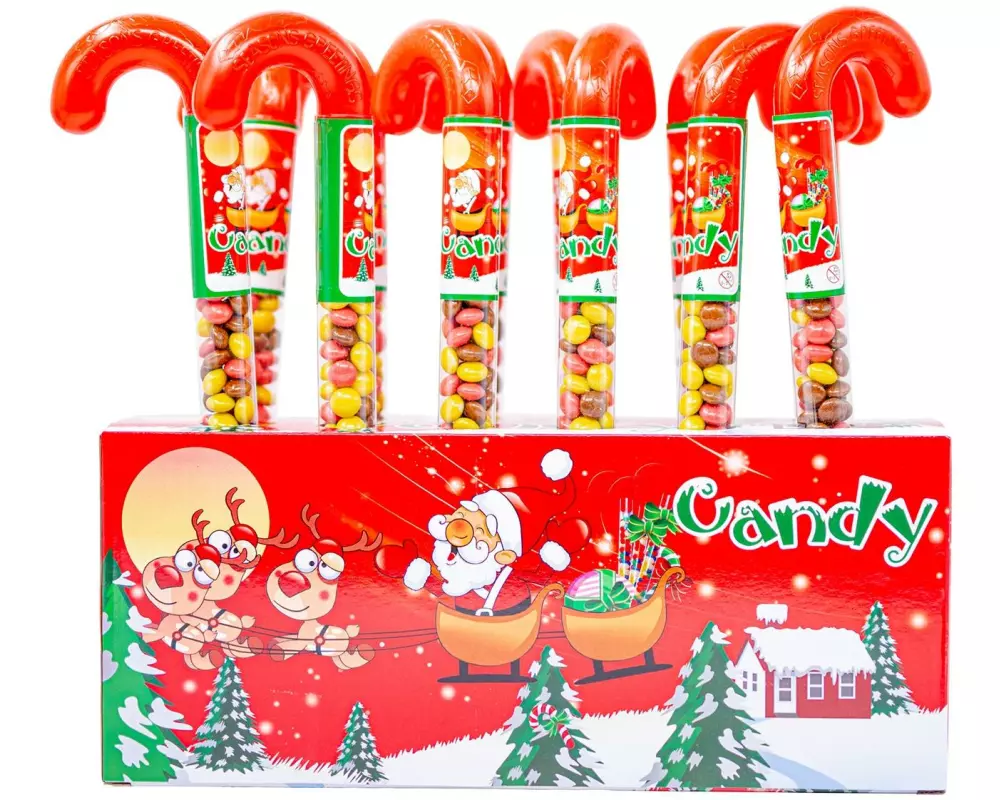 XMAS Candy Cane mit Schokolinsen 90 g