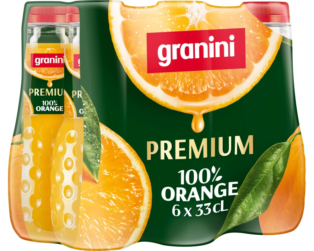GRANINI Orangensaft 7930610 33 cl, 6 Stk.
