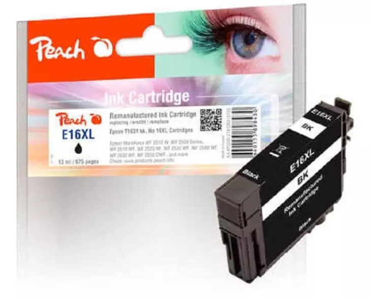 Peach Tinte Epson No 16XL (T1631) Black