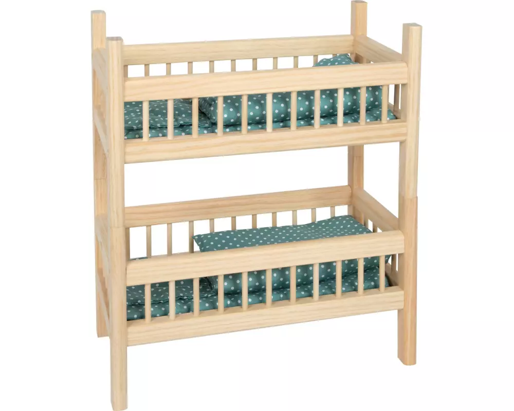 small foot Puppenhochbett Natur