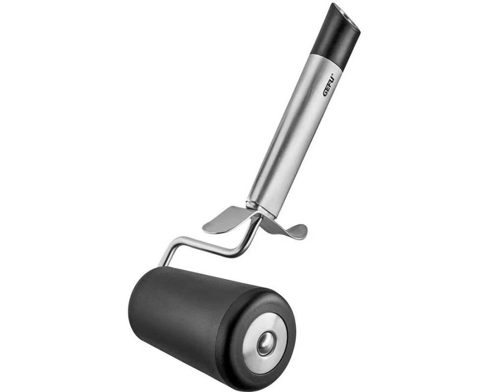 GEFU Teigroller Primeline Schwarz/Silber