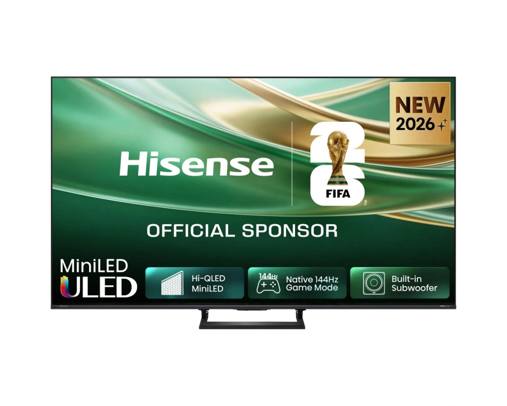Hisense TV 65E8S 65", Mini-LED 4K, 144Hz, 600 Nits