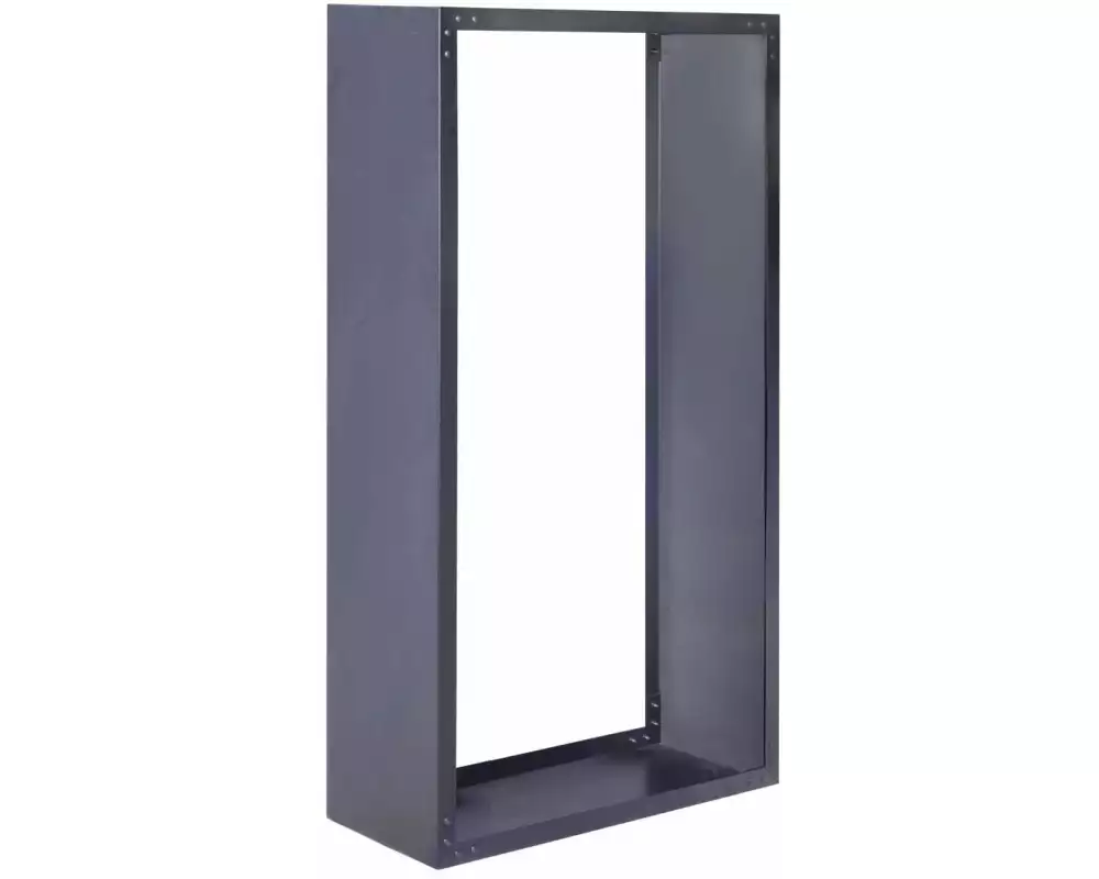 Innovesta Holzregal Metall, 75 x 35 x 149 cm, Schwarz