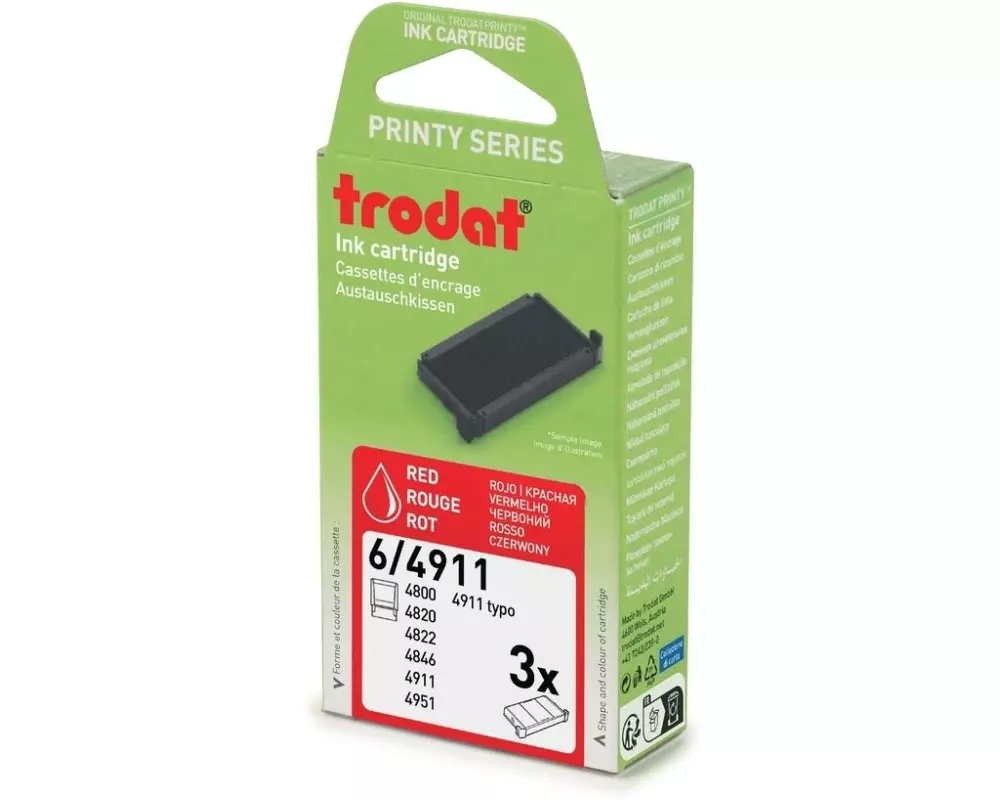 Trodat Stempelkissen Rot