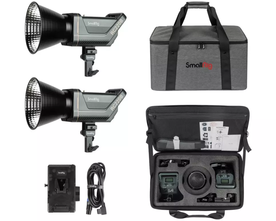 Smallrig Dauerlicht RC 220B 2 COB Kit
