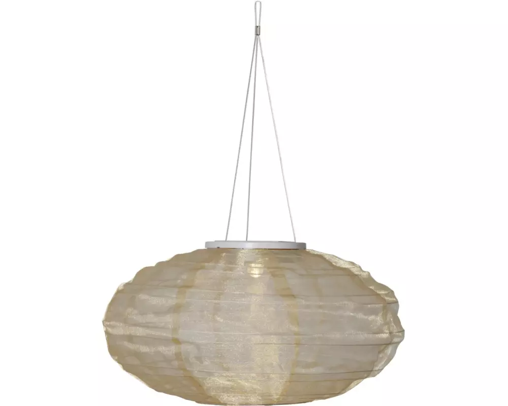 Star Trading Lampion Solar Festival 35 cm, Beige