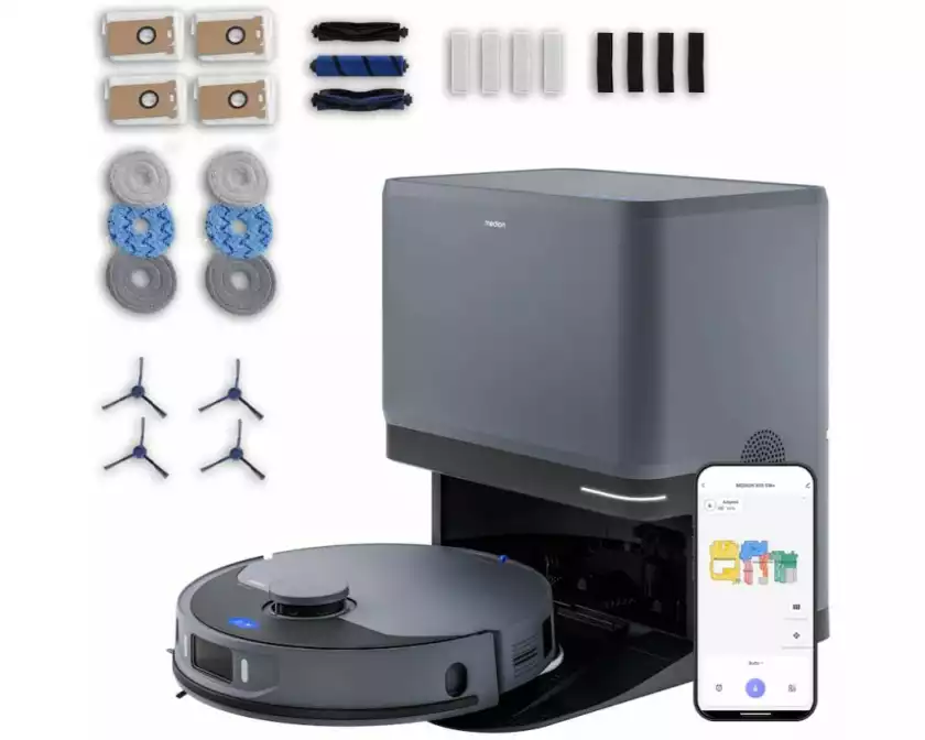 Medion Saug- und Wischroboter MD 12555 Blau/Schwarz