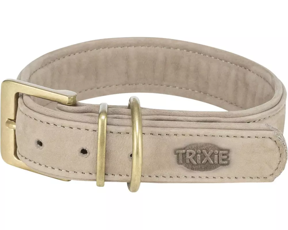 Trixie Pure Halsband L, Hellgrau
