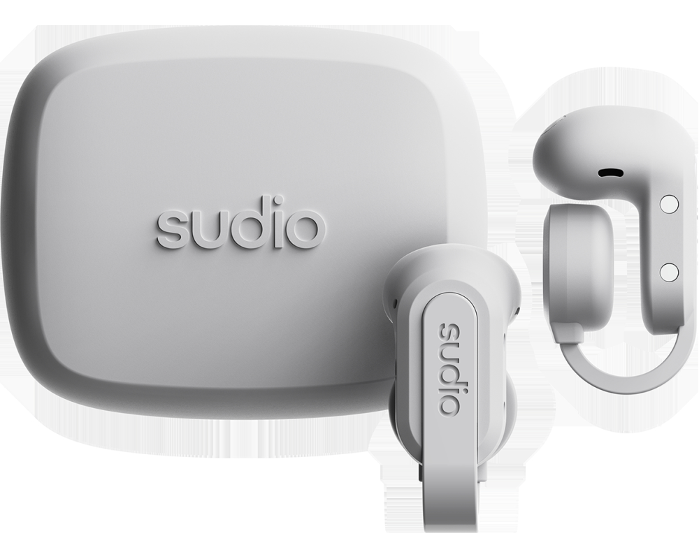 SUDIO Clip-On Earbuds B3WHT B3, White, Wireless