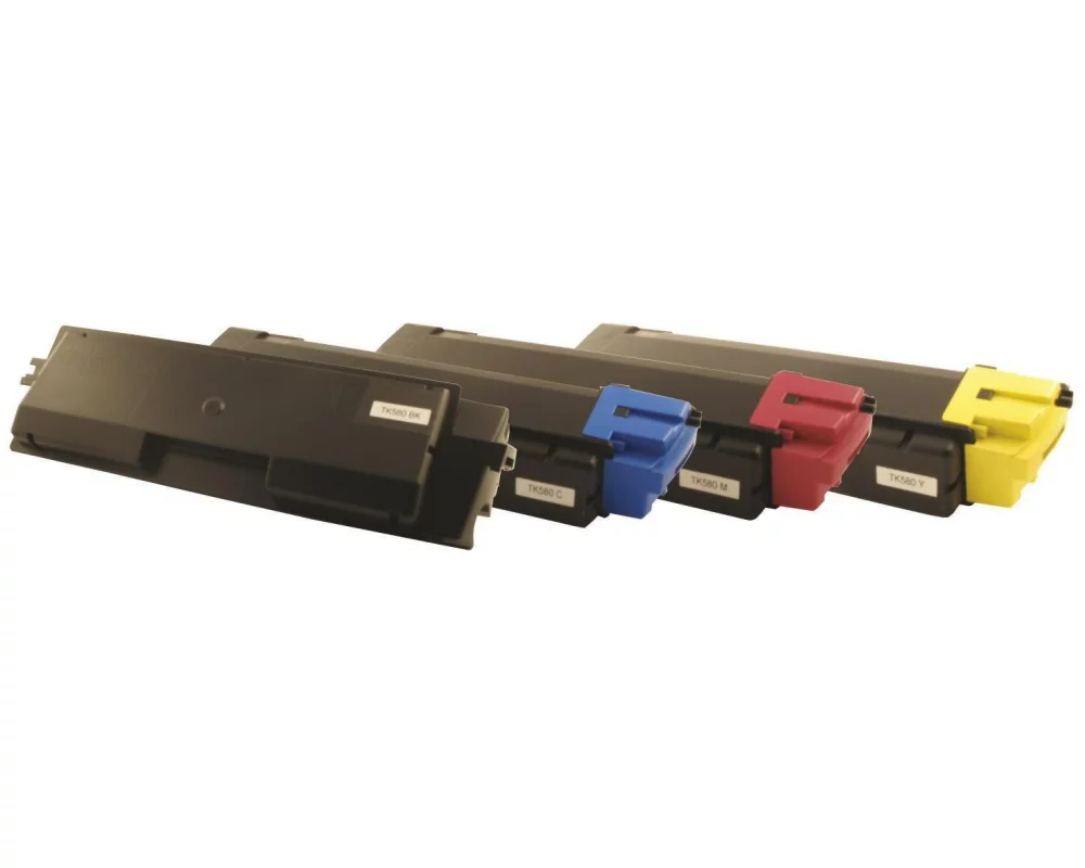 Peach Tonerset Kyocera TK-580 BK, C, M, Y