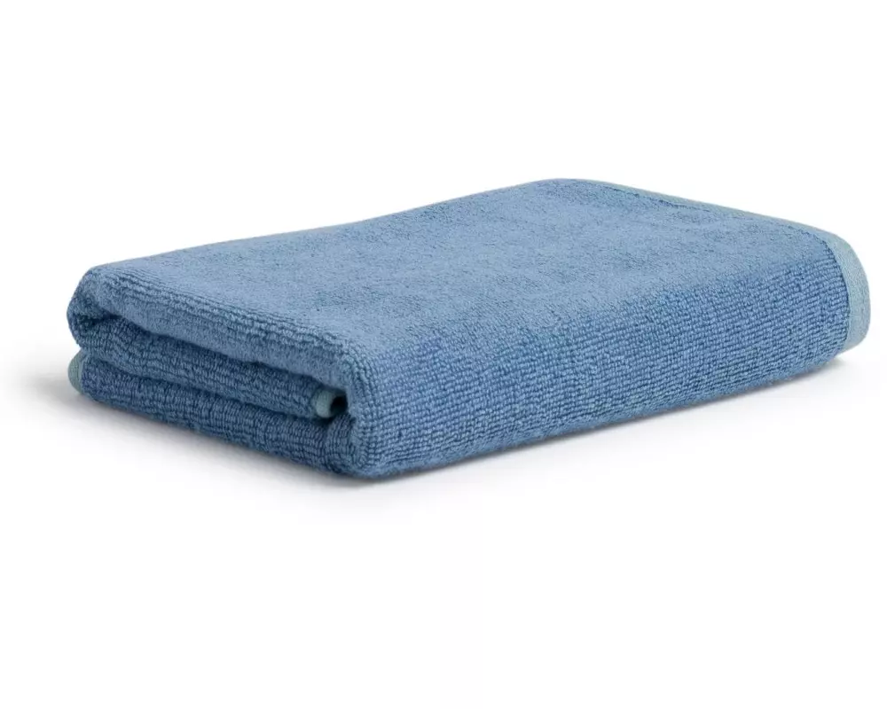 Möve Handtuch Soft Silence Uni 50 x 100 cm, Smoke/Blau