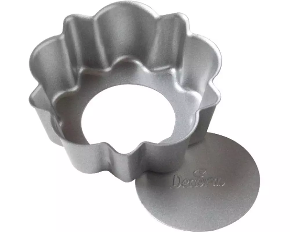 Decora Wähen-Backform Ø 8 cm, Silber