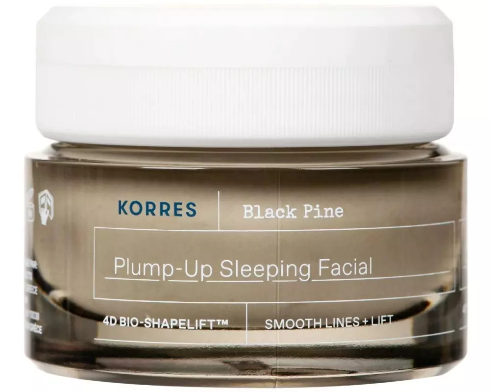 KORRES Black Pine 4D Plump-Up Sleeping Facial 40 ml
