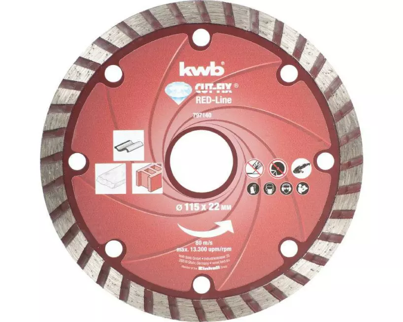 kwb Trennscheibe Red-Line Diamant 115 mm