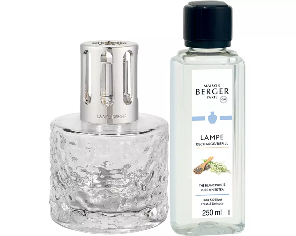 Maison Berger Duftlampe Mirage + 250 ml The Blanc Purete, Transparent