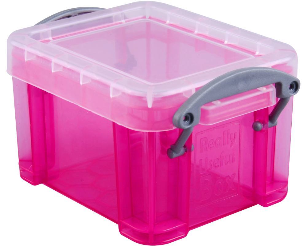 USEFULBOX Kunststoffbox 0,14lt 68501218 transparent pink