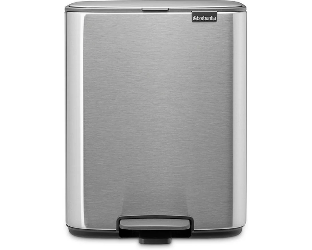 Brabantia Treteimer Bo 12 l, Silber matt