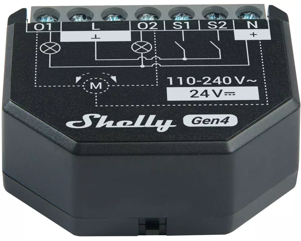 Shelly 2PM Gen4 WiFi-Switch Matter