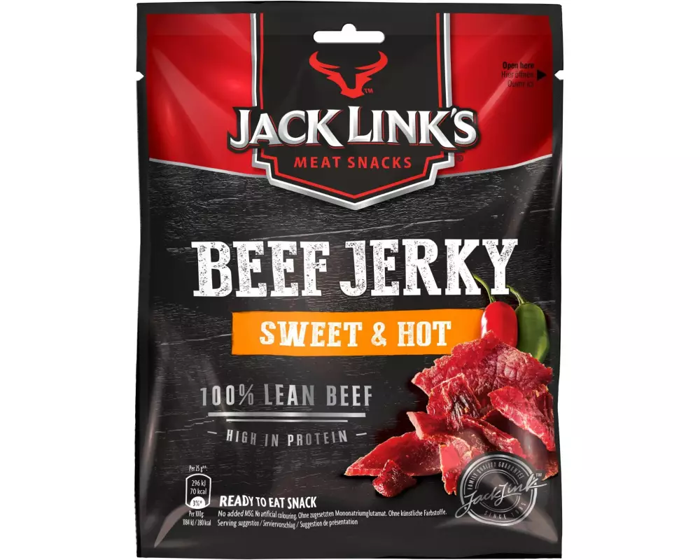 Jack Link's Fleischsnack Beef Jerky Sweet & Hot 60 g
