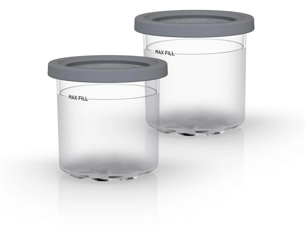 Ninja Behälter mit Deckel 0.47 l, Grau/Transparent