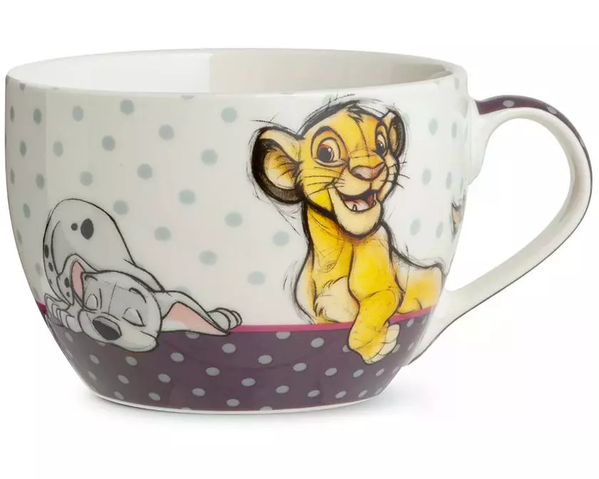 Egan Universaltasse Tiere 450 ml, 1 Stück, Weiss