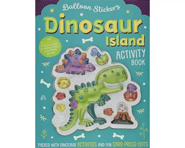 Balloon Sticker Activity Books - Dinosaur Island