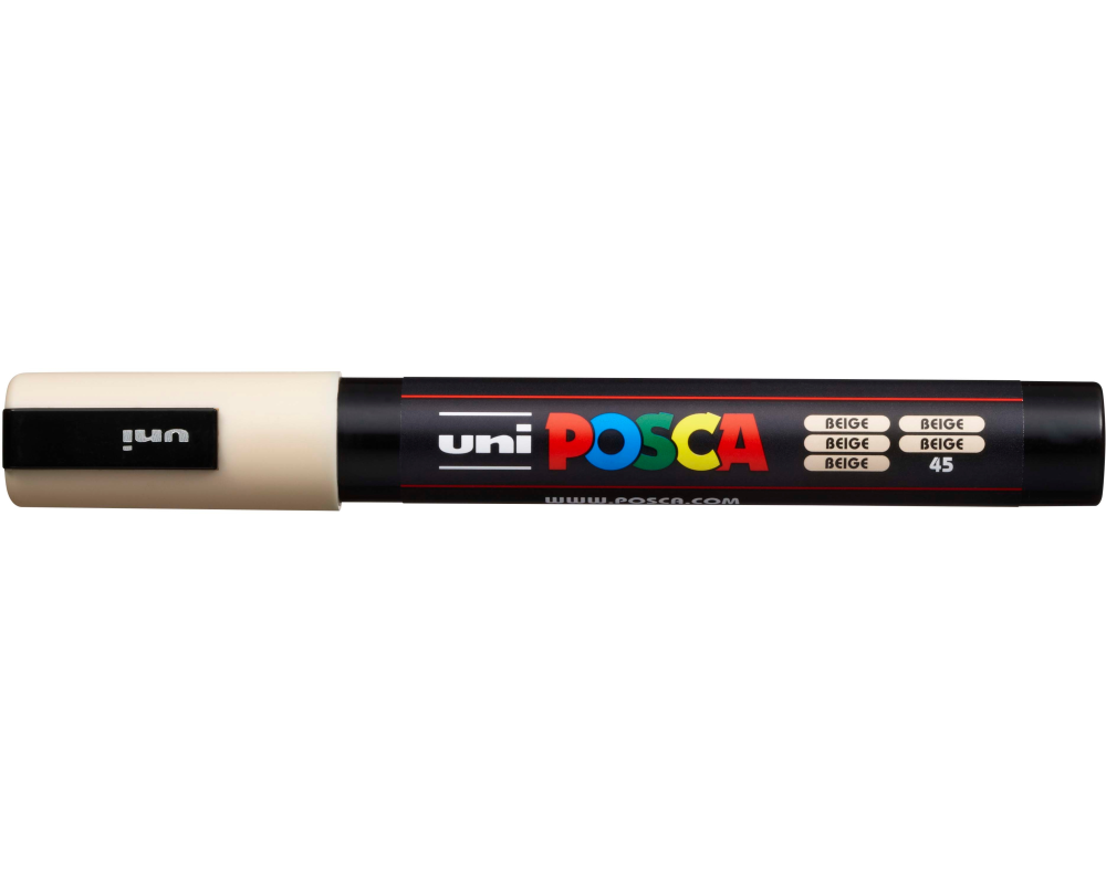 UNI-BALL Posca Marker 1,8-2,5mm PC-5M BEIGE beige, Rundspitze
