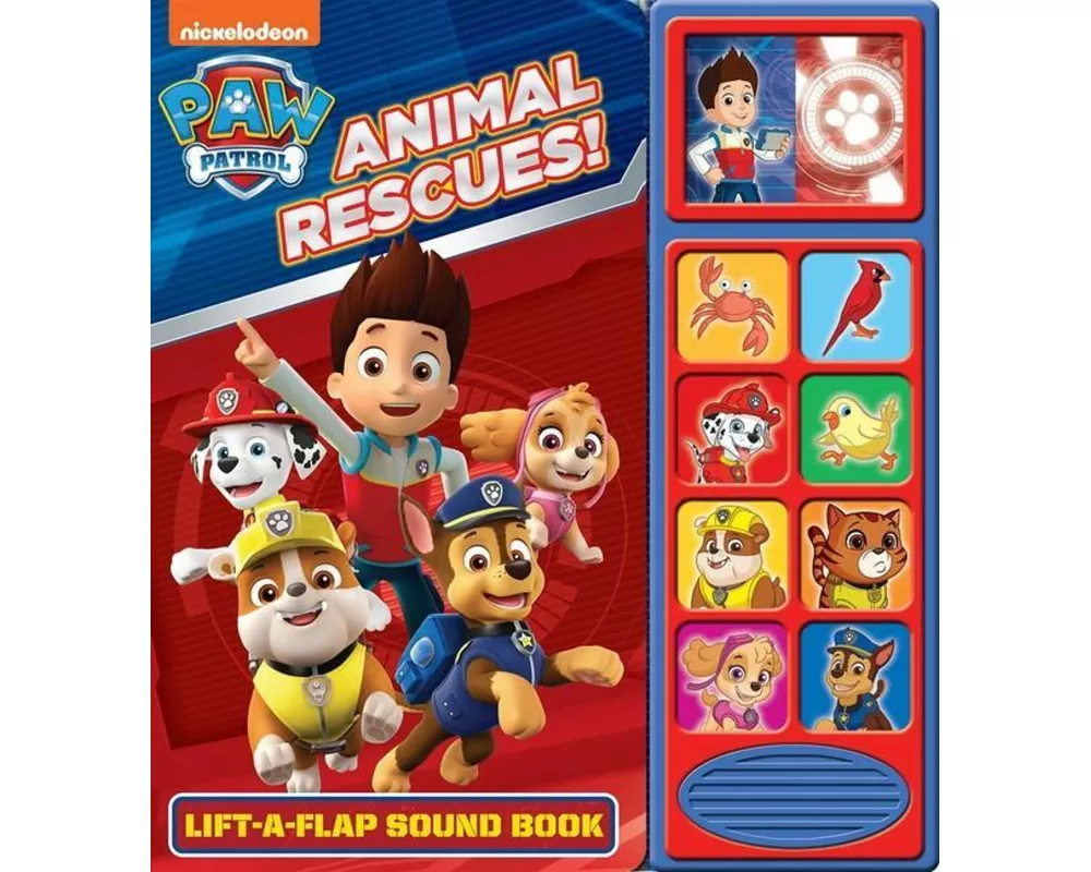 Nickelodeon PAW Patrol: Animal Rescues! Lift-a-Flap Sound Book
