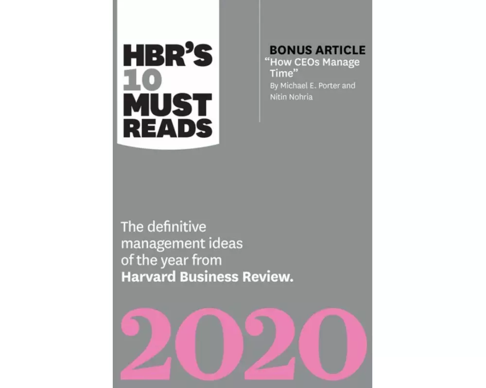 HBR's 10 Must Reads 2020