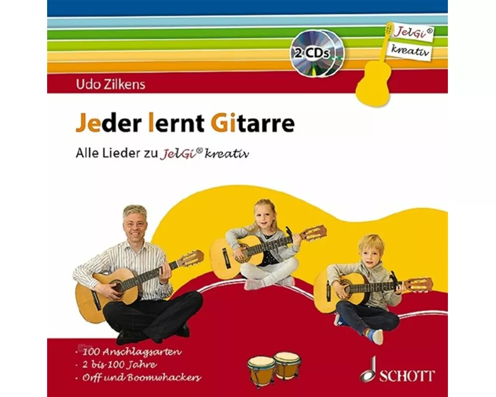 Jeder lernt Gitarre - Alle Lieder zu "JelGi kreativ"