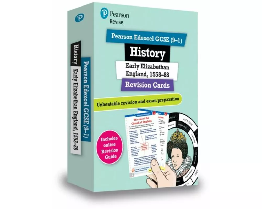 Pearson REVISE Edexcel GCSE History Elizabethan England Revision Cards