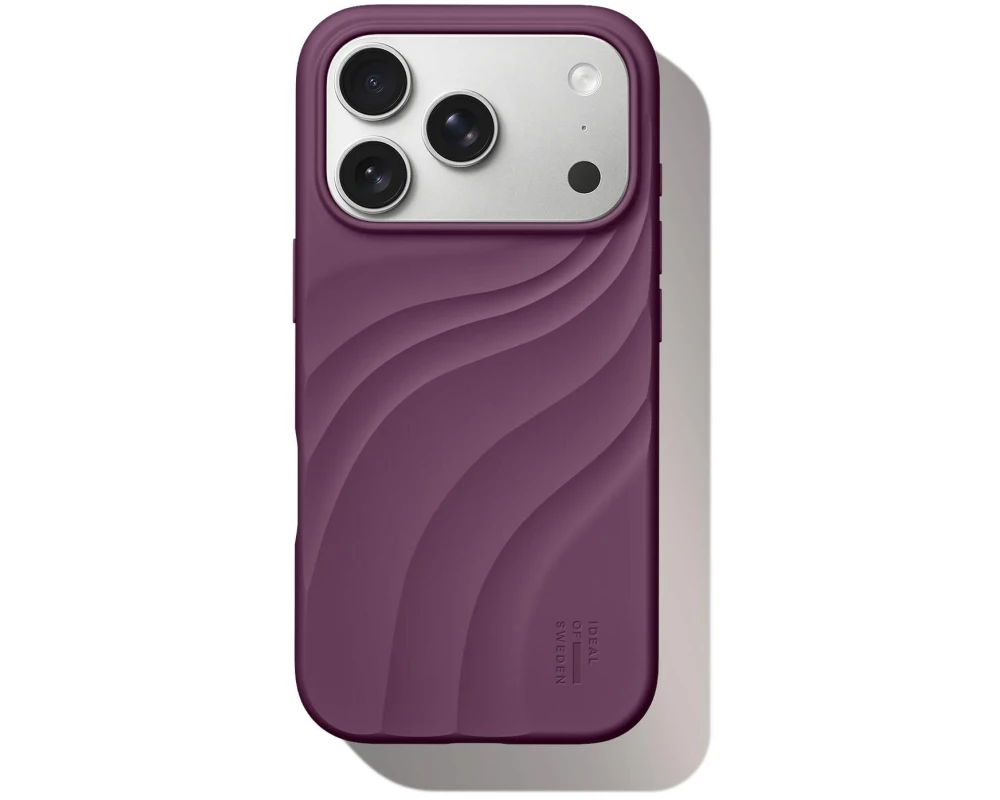Ideal of Sweden Soft Swirl iPhone 17 Pro / 18 Pro Velvet Plum