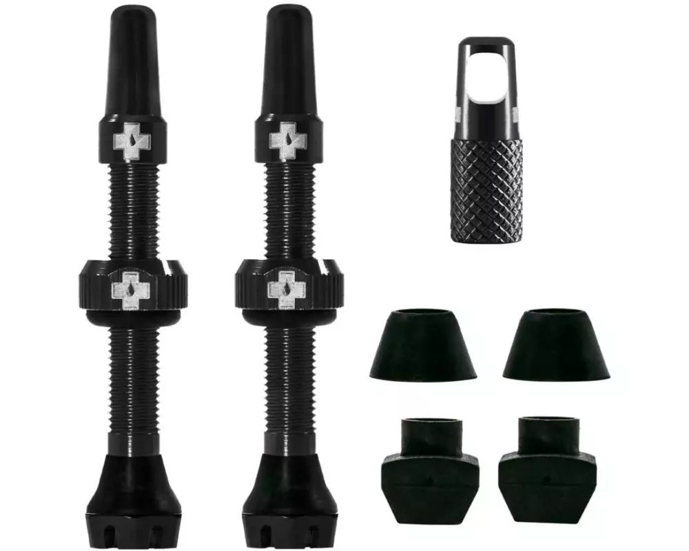 Muc-Off Ventil Tubeless Valve Kit 44 mm, Schwarz