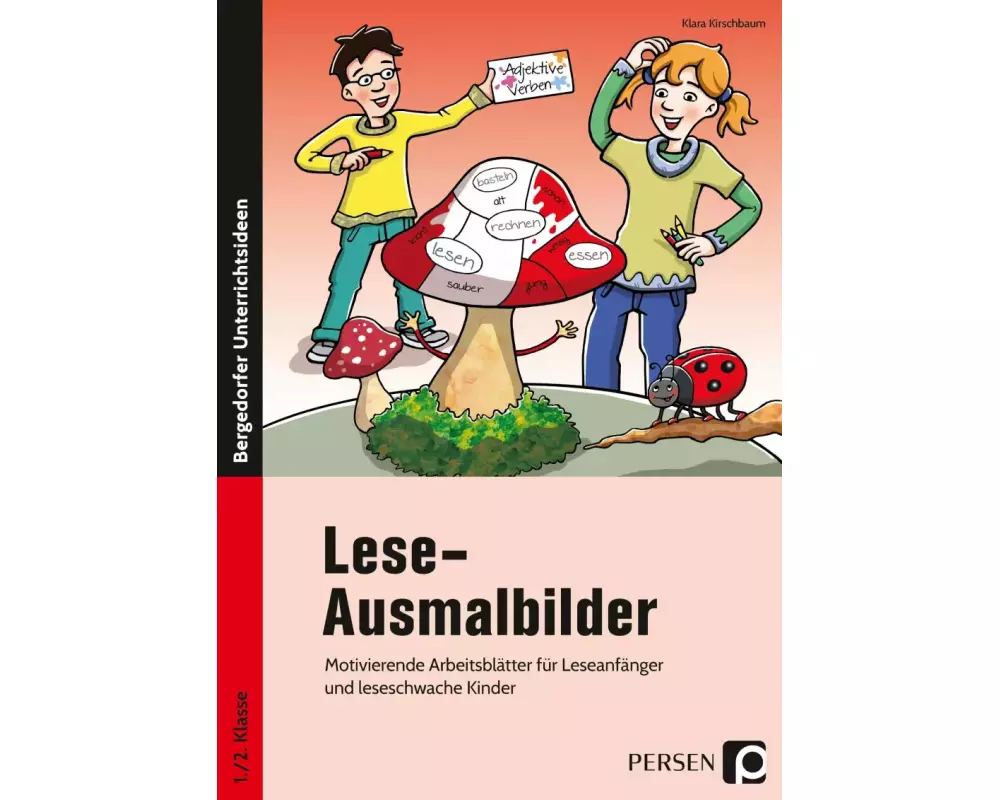 Lese-Ausmalbilder