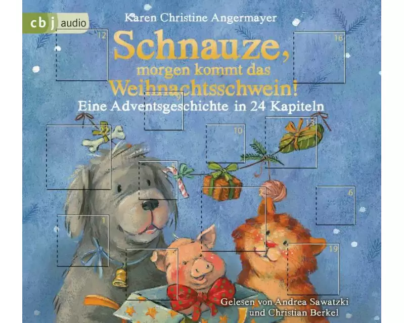 Schnauze, morgen kommt das Weihnachtsschwein!