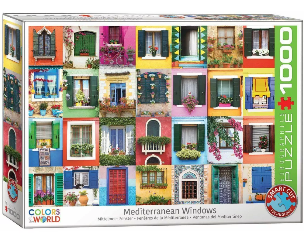 Mittelmeerfenster 1000 Teile