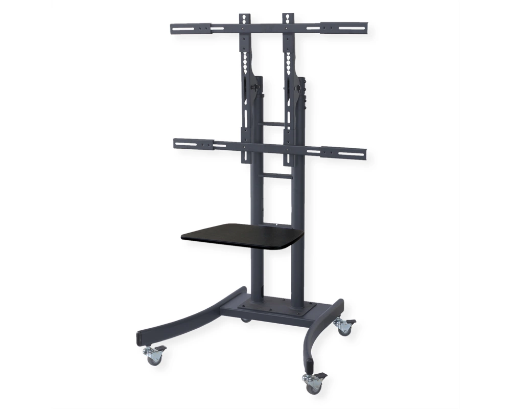 VALUE LCD-/TV-Rollständer, 32-100 Zoll, bis 125 kg, schwarz