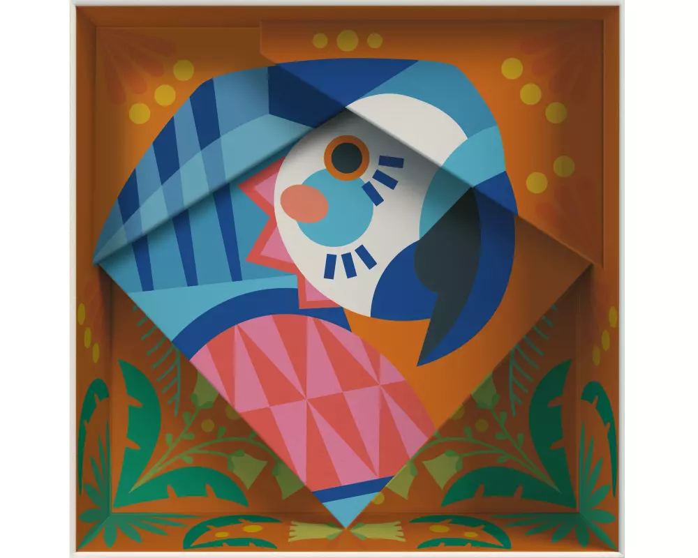 Ravensburger Malen nach Zahlen CreArt Do it together – Papagei